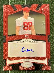 Cade Otton [Red Etch] #RS-CO Football Cards 2022 Panini Certified Rookie Signatures Prices
