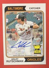 Adley Rutschman #ROA-ARN Baseball Cards 2023 Topps Heritage Real One Autographs Prices