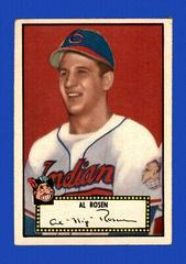 Al Rosen [Black Back] Baseball Cards 1952 Topps Prices