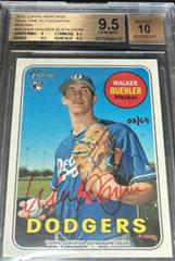 Walker Buehler [Red Ink] #WB Baseball Cards 2018 Topps Heritage Real One Autographs Prices
