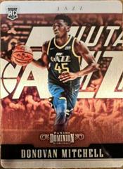 Donovan Mitchell [Metal Bronze] #114 Basketball Cards 2017 Panini Dominion Prices