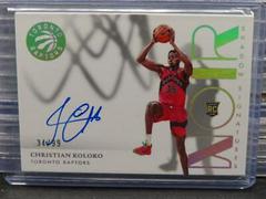 Christian Koloko Basketball Cards 2022 Panini Noir Shadow Signatures Prices