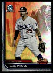 Andy Pages Baseball Cards 2023 Bowman Chrome 2022 AFL Fall Stars Prices