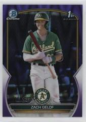 Zack Gelof [Purple RayWave] #BCP-1 Baseball Cards 2023 Bowman Chrome Prospects Prices