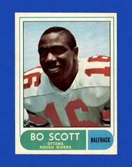 Bo Scott Football Cards 1968 O Pee Chee CFL Prices