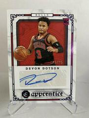 Devon Dotson Basketball Cards 2020 Panini Chronicles Apprentice Signatures Prices