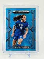 Andi Sullivan [Neon Blue Flood] Soccer Cards 2022 Panini Obsidian Prices