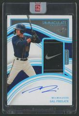 Sal Frelick [Prospect Patch Autograph Platinum] #32 Baseball Cards 2023 Panini Immaculate Prices