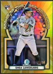 Shea Langeliers [Gold] #ROYF-10 Baseball Cards 2023 Bowman Chrome Rookie of the Year Favorites Prices