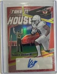Kenneth Walker III [Red] Football Cards 2022 Leaf Valiant Autographs Take it to the House Prices