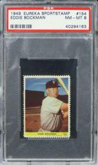 Eddie Bockman #154 Baseball Cards 1949 Eureka Sportstamps Prices