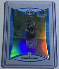 Sergio Romo [Gold Refractor] #BCP4 Baseball Cards 2008 Bowman Chrome Prospects Prices