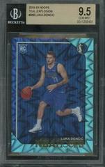 Luka Doncic [Teal Explosion] Basketball Cards 2018 Panini Hoops Prices