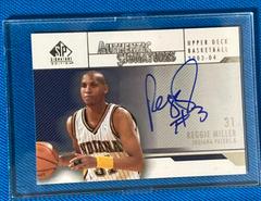 Reggie Miller #AS-RM Basketball Cards 2003 SP Signature Authentic Signature Prices