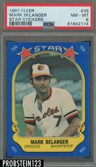 Mark Belanger Baseball Cards 1981 Fleer Star Stickers Prices