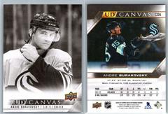 Andre Burakovsky [Black & White] #C336 Hockey Cards 2022 Upper Deck UD Canvas Prices
