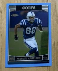 Marvin Harrison [Blue] #123 Football Cards 2006 Topps Chrome Prices