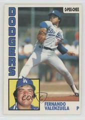 Fernando Valenzuela #220 Baseball Cards 1984 O Pee Chee Prices
