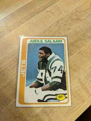 Abdul Salaam #101 Football Cards 1978 Topps Prices