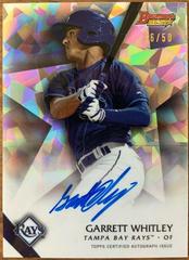 Garrett Whitley Baseball Cards 2015 Bowman's Best of Autographs Prices
