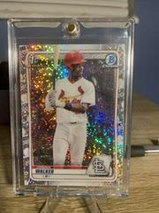 Jordan Walker [Chrome Sparkle Refractor] #BD-57 Baseball Cards 2020 Bowman Draft Prices