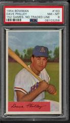 Dave Philley [152 Games, No Traded Line] #163 Baseball Cards 1954 Bowman Prices