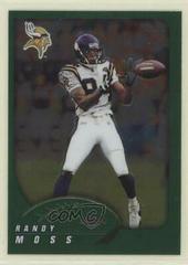 Randy Moss #17 Football Cards 2002 Topps Chrome Prices