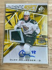 Olen Zellweger [Gold Autograph Patch] #27 Hockey Cards 2021 SP Game Used CHL Prices