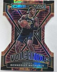 Bennedict Mathurin #6 Basketball Cards 2022 Panini Obsidian Volcanix Prices