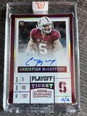 Christian McCaffrey [Autograph Playoff Ticket] #351 Football Cards 2017 Panini Contenders Prices