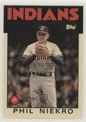 Phil Niekro Baseball Cards 1986 Topps Traded Tiffany Prices