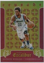 Andrew Wiggins [Red] #78 Basketball Cards 2015 Panini Excalibur Crusade Prices