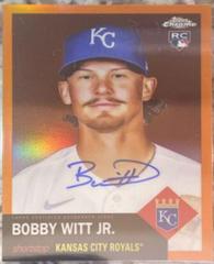 Bobby Witt Jr. [Orange] #CPA-BWJ Baseball Cards 2022 Topps Chrome Platinum Anniversary Autographs Prices