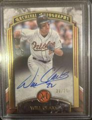 Will Clark [Gold] #AA-WC Baseball Cards 2022 Topps Museum Collection Archival Autographs Prices