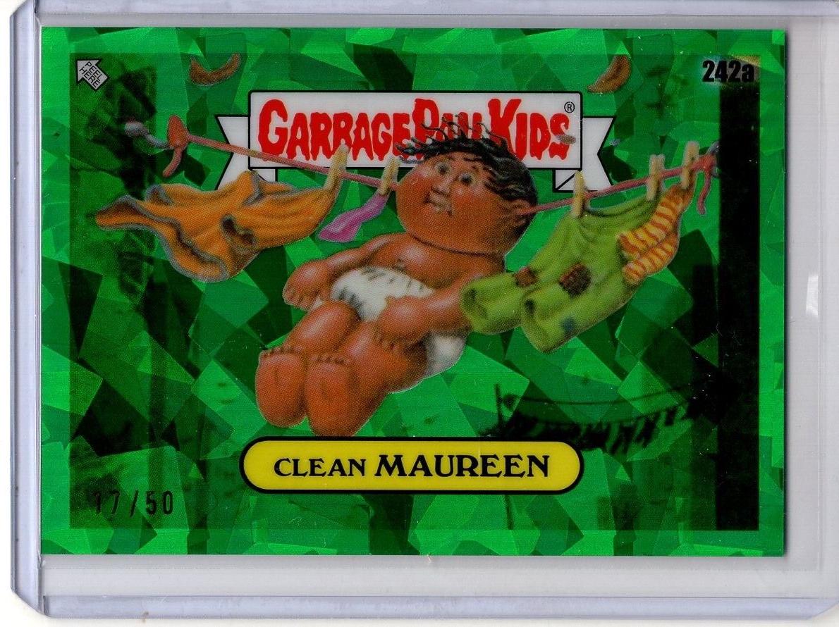 Clean MAUREEN [Green] #242a Garbage Pail Kids 2023 Sapphire