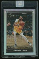Anthony Davis #30 Basketball Cards 2019 Panini One and One Prices