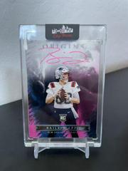Bailey Zappe [Pink] Football Cards 2022 Panini Origins Rookie Autographs Prices
