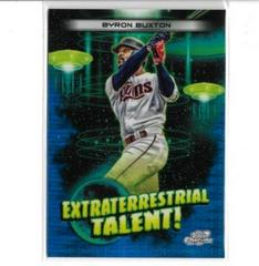 Byron Buxton [Blue Moon] #ET-1 Baseball Cards 2023 Topps Cosmic Chrome Extraterrestrial Talent Prices