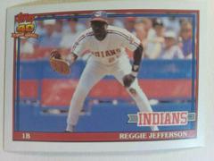 Reggie Jefferson Baseball Cards 1991 Topps Traded Tiffany Prices