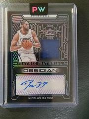 Nicolas Batum [Purple] Basketball Cards 2021 Panini Obsidian Matrix Material Autographs Prices
