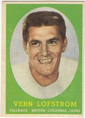 Vern Lofstrom #70 Football Cards 1958 Topps CFL Prices