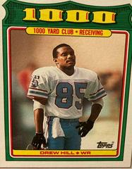 Drew Hill #7 Football Cards 1988 Topps 1000 Yard Club Prices