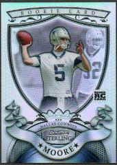 Matt Moore [Refractor] #15 Football Cards 2007 Bowman Sterling Prices