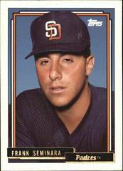 Frank Seminara #104t Baseball Cards 1992 Topps Traded Prices