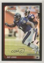 Ray Lewis [Refractor] Football Cards 2003 Bowman Chrome Prices