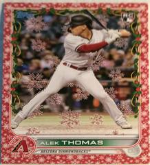 Alek Thomas [Red] #HW14 Baseball Cards 2022 Topps Holiday Prices