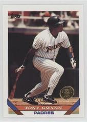 Tony Gwynn [Col. Rockies Inaugural] Baseball Cards 1993 Topps Prices