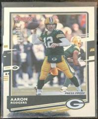 Aaron Rodgers [Silver Press Proof] Football Cards 2020 Panini Donruss Prices
