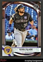 Ryan Vilade [Purple] #91 Baseball Cards 2022 Topps Tribute Prices