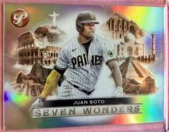 Juan Soto #7W-4 Baseball Cards 2023 Topps Pristine 7 Wonders Prices